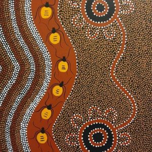 Honey Ants, Aboriginal Art by Kayannie Denigan
