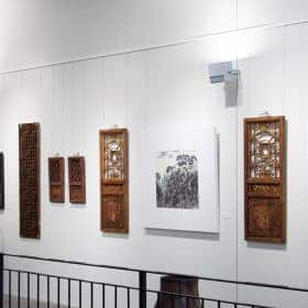 Antique Chinese window panels