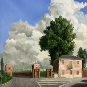 Gate House Italy, Oil on Canvas, 2019