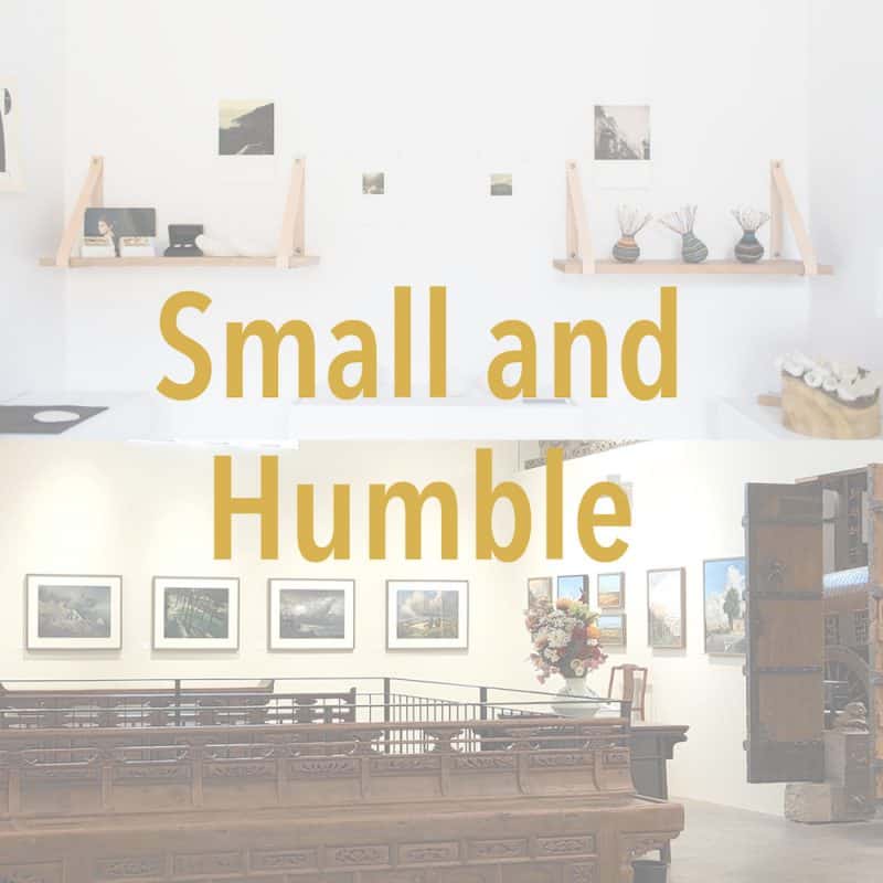 Small and Humble Exhibition, Humble House gallery, Gallery of Small Things