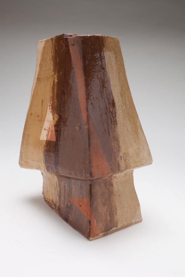 Abstract pot - by Jacqueline Lewis Image credit Andrew Sikorski now at Humble House gallery, Fyshwick Art Gallery