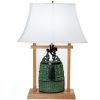 Bronze bell table lamp