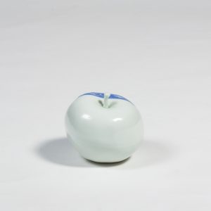 Lotus vine porcelain apple by Diana Williams