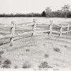 Post and Rail Fence by Grahame Crocket