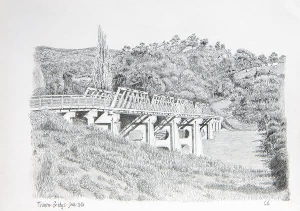 Tharwa Bridge by Grahame Crocket