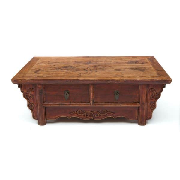 Two drawer antique table