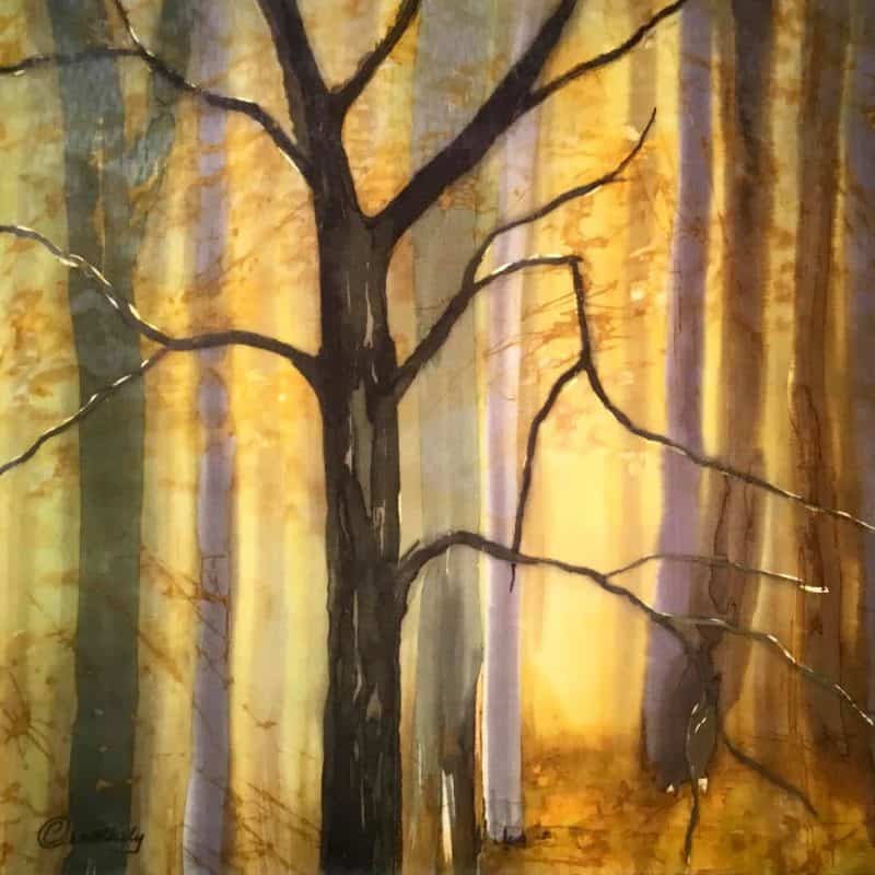 Carole Osmotherly_Paintings on Silk Exhibition