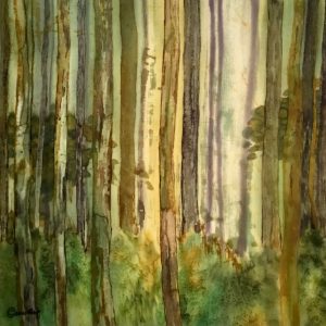 Forest Mood V by Carole Osmotherly
