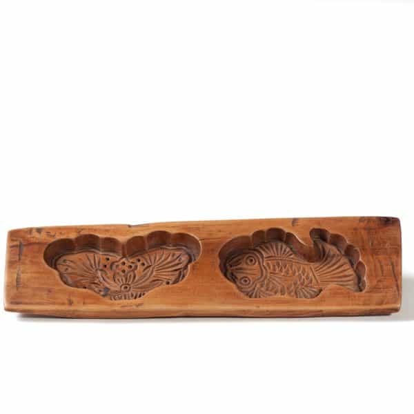 fish lotus double cake mould