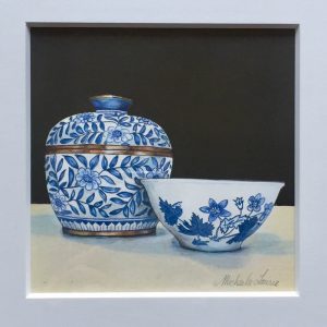 Blue and White China by Michaela Laurie