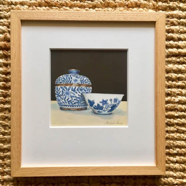 Blue and white China by Michaela Laurie