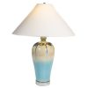 Blue Lagoon porcelain table lamp