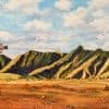 Lengthening shadows over the Heysen Range by Chrissie Lloyd