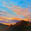 Sunset over the ranges – Arkaroola by Chrissie Lloyd