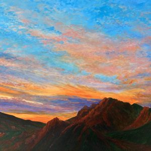 Sunset over the ranges – Arkaroola by Chrissie Lloyd