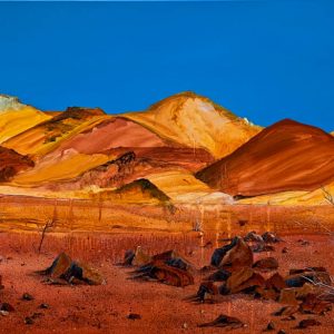 The Painted Hills of Anna Creek Station by Chrissie Lloyd