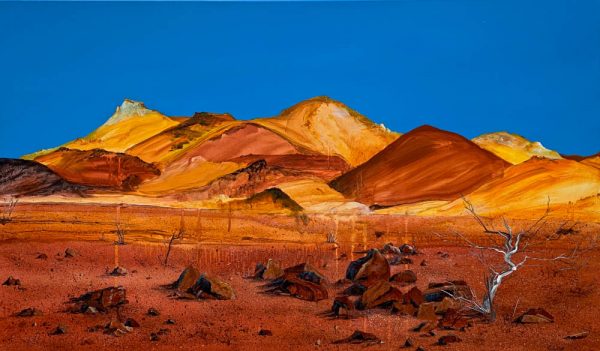 The Painted Hills of Anna Creek Station by Chrissie Lloyd