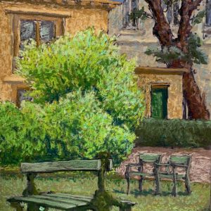 Bench Luxembourg Gardens study by Roger Beale