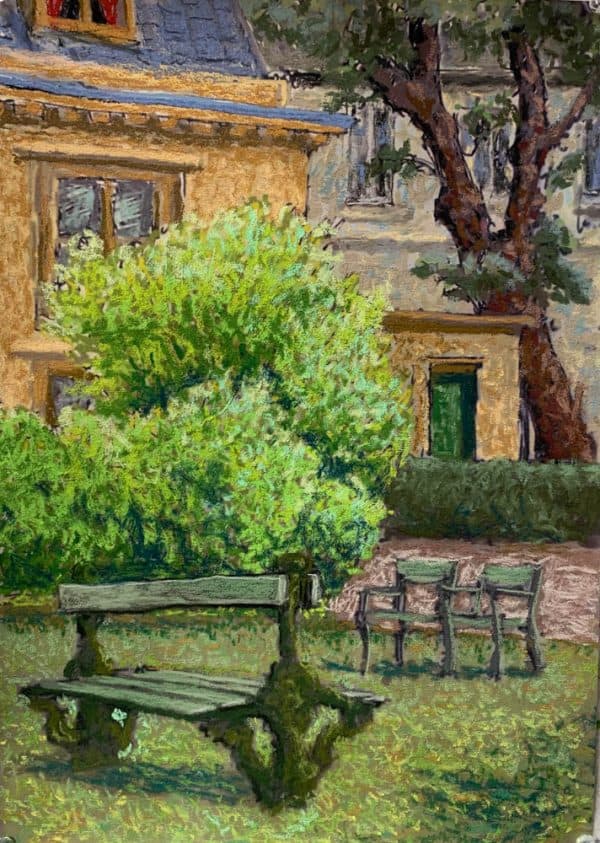 Bench Luxembourg Gardens study by Roger Beale