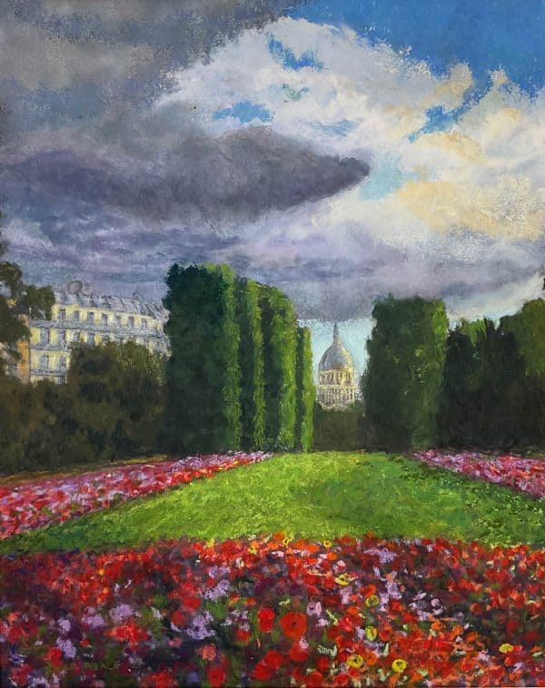 Pantheon from Luxembourg Gardens by Roger Beale