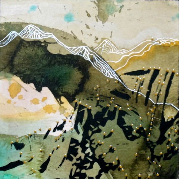 Dawn - Glasshouse Mountains panel 3 by Carmen Ky