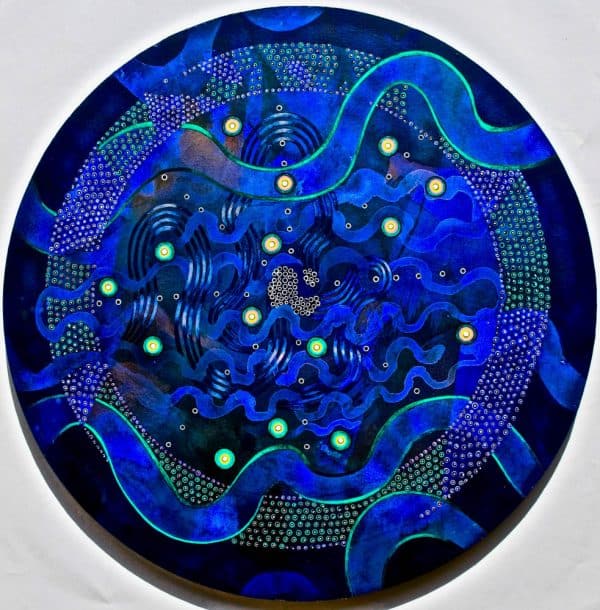 Indigo Wind by Carmen Ky