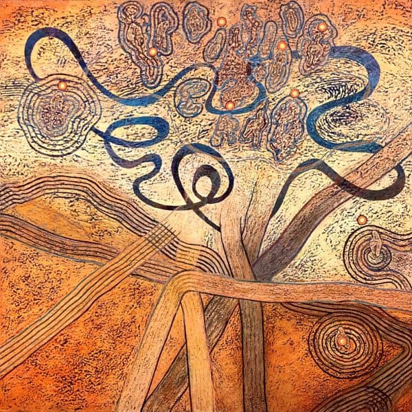 Liminal Tracks and Sandy Desert by Carmen Ky