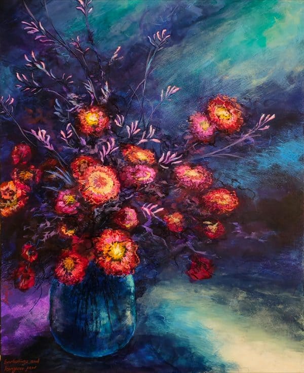 Everlastings and Kangaroo Paw by Andy Sumner