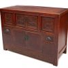 Lacquered cabinet with relief carving (side)