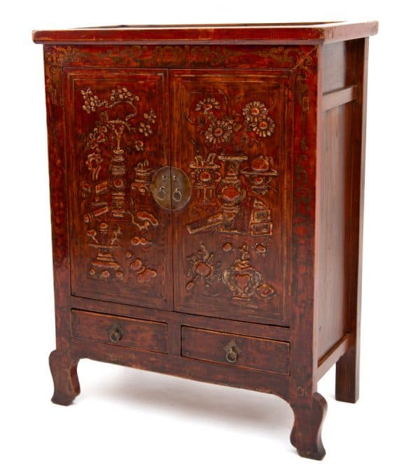 Cabinet with relief motifs (side)