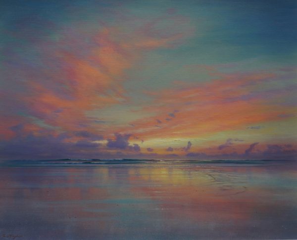 Coolum Beach Reflections by David Brayshaw_