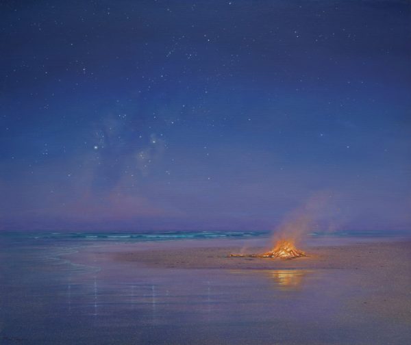 David Brayshaw - Night sky and embers