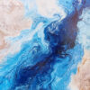 Tidal Rush seascape painting by Angela Anderson
