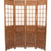 Four panel birch screen