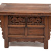 Single drawer carved kang - front