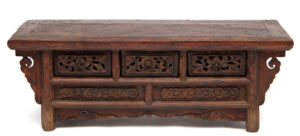 Three drawer kang - front