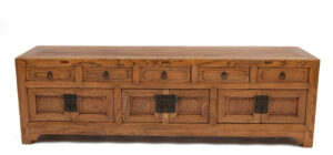 Five drawer low cabinet - front
