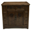 Cabinet with deer medallions - front