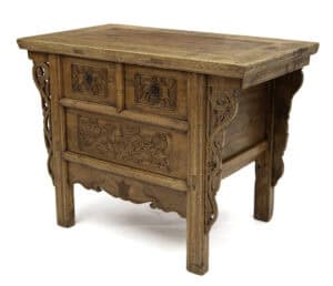 Two drawer coffer - side