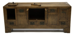Multi storage low cabinet - open