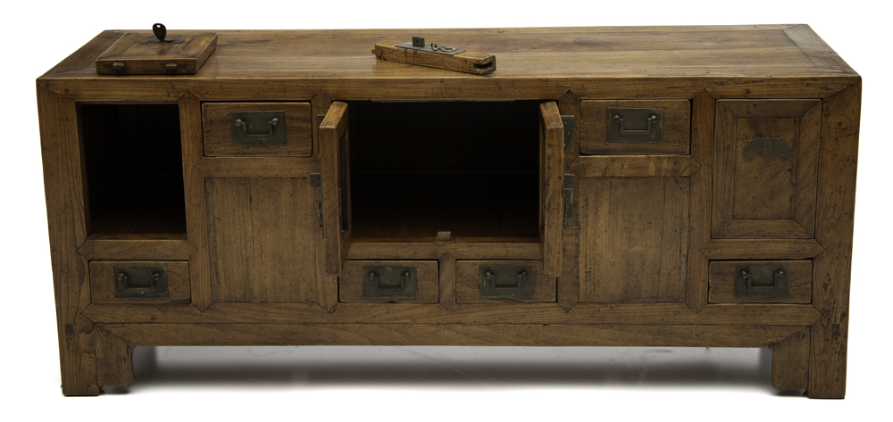 Multi storage low cabinet - open